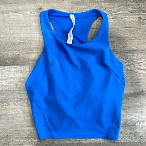 Wunder Train Racerback Tank size 8 EUC pipe dream blue